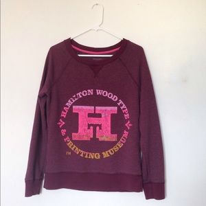 Hamilton wood type top